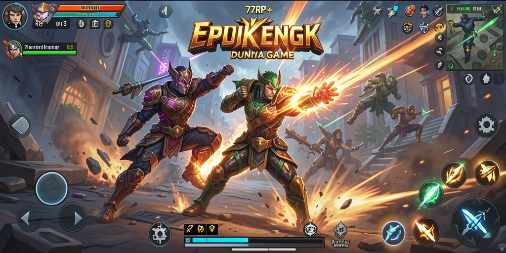 Gameplay seru dan mendebarkan di 77RP dengan karakter unik.