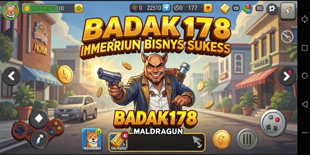 Tangkapan layar menampilkan strategi pengelolaan bisnis di BADAK178.