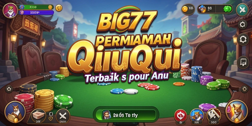 Skrinsut BIG77 menampilkan gameplay QiuQiu yang seru dan kompetitif.