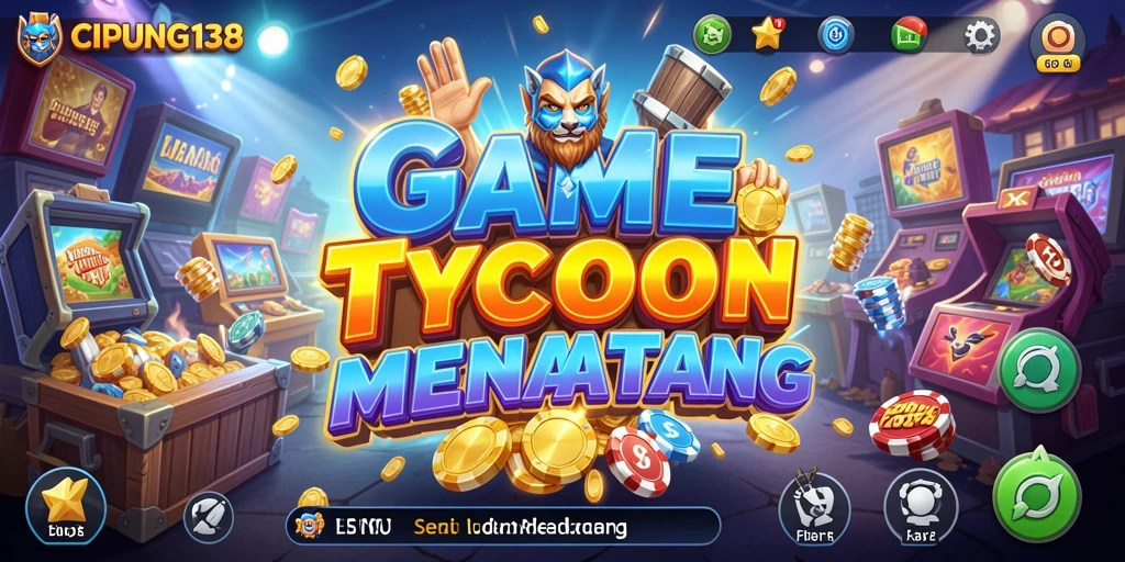 Screenshot utama CIPUNG138 menunjukkan gameplay Tycoon yang seru.