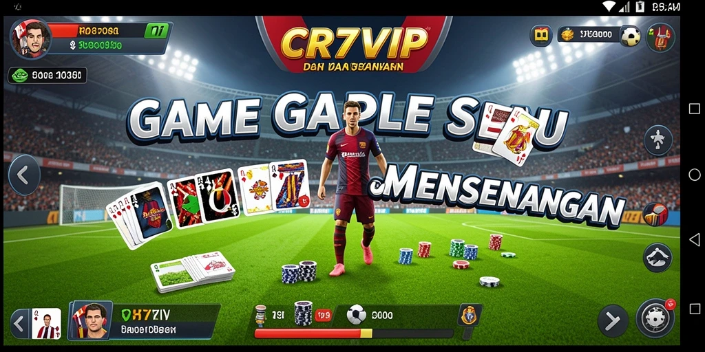 Screenshot gameplay Gaple CR7VIP yang menarik dan menyenangkan.