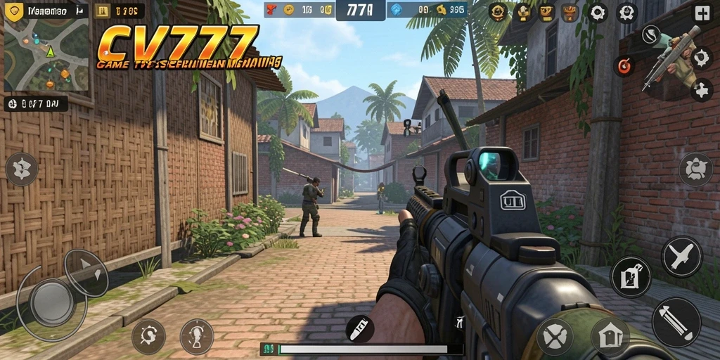Tampilan gameplay yang mendebarkan di CV777, aksi TPS yang epik.