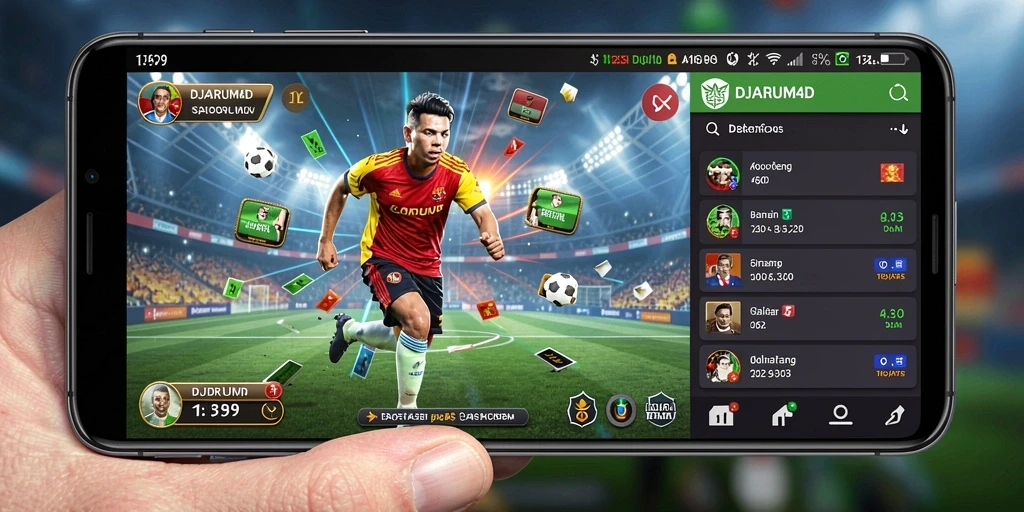 Screenshot DJARUM4D menampilkan tampilan sportsbook yang dinamis dan interaktif.