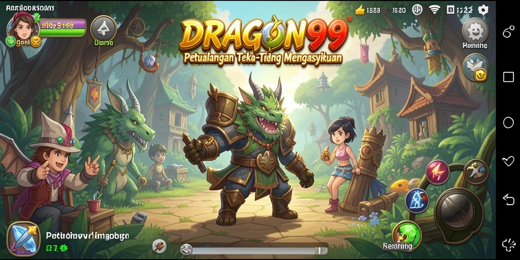 Tampilan gameplay DRAGON99 yang menampilkan tantangan teka-teki yang seru.