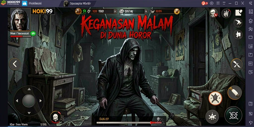Tampilan gameplay HOKI99 yang mencekam dan menakutkan.