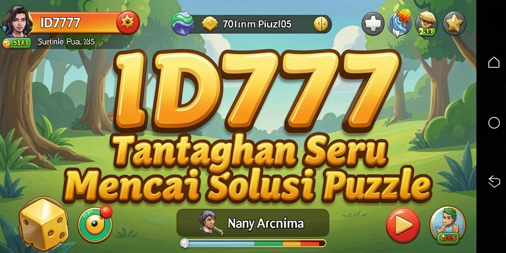 Gameplay seru ID777 saat menyelesaikan teka-teki Puzzle.