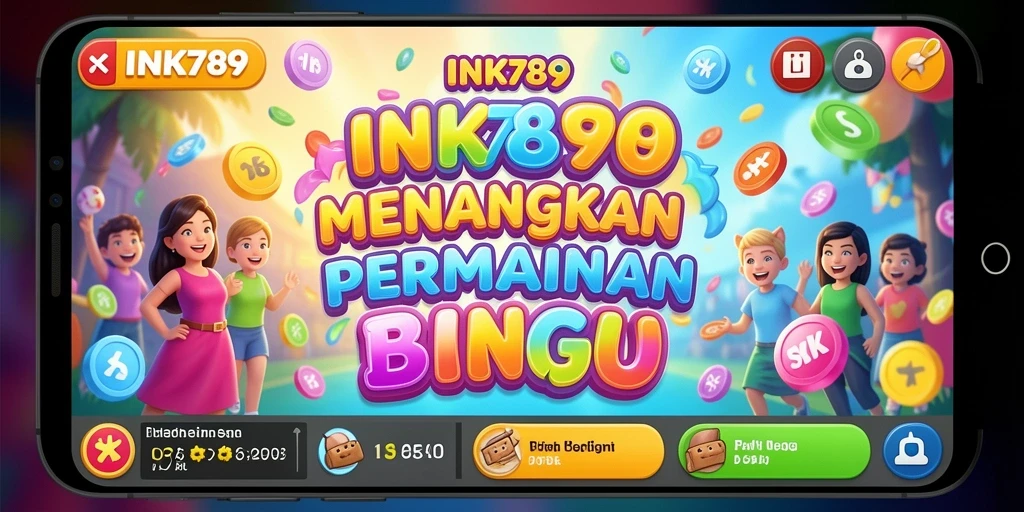 Tampilan permainan Bingo yang seru dan interaktif di INK789.