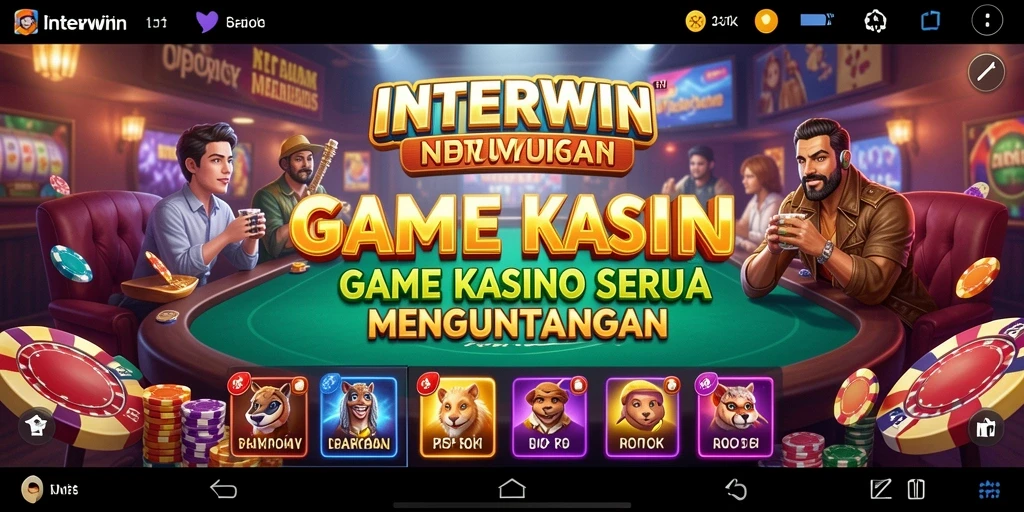 Tampilan gameplay Kasino yang seru dan mendebarkan.