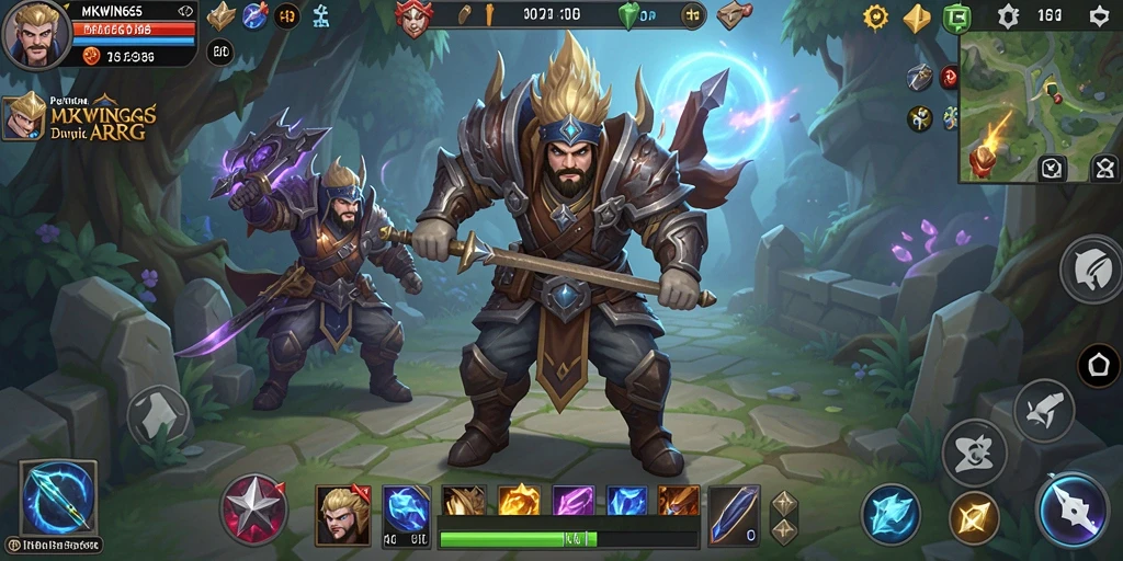 Screenshot gameplay ARPG MKWIN666 yang menarik dan penuh aksi.