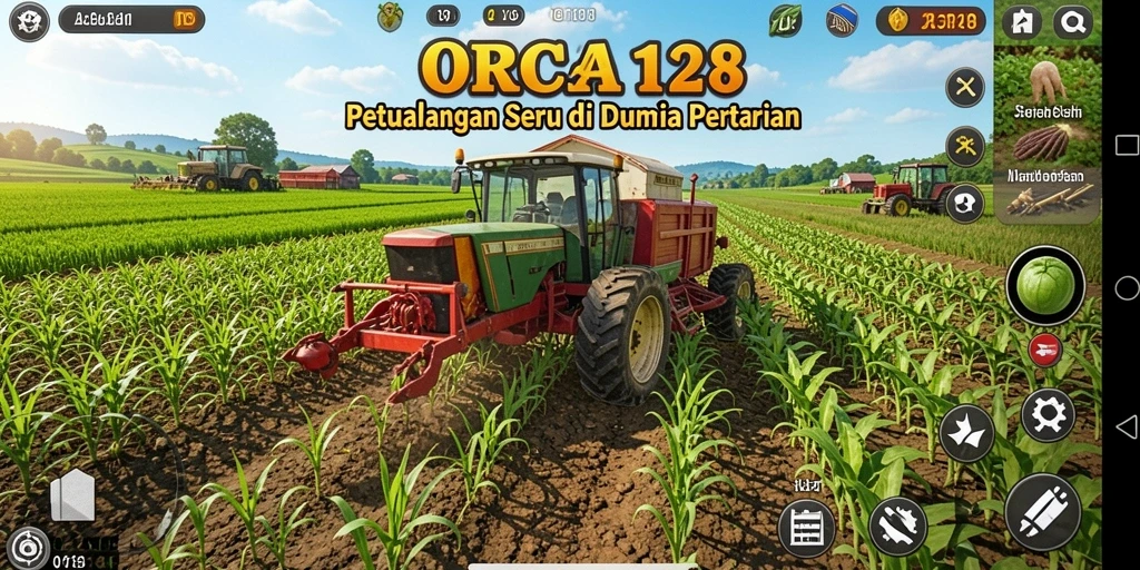 Tangkapan layar menarik dari gameplay Farming yang intens.