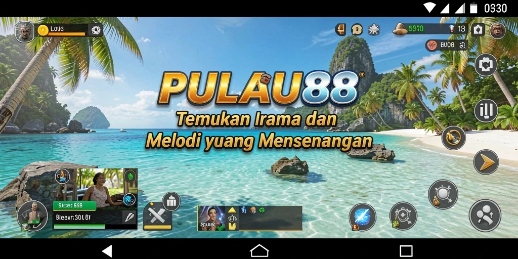 Tampilan gameplay PULAU88 menampilkan interaksi musik yang seru.
