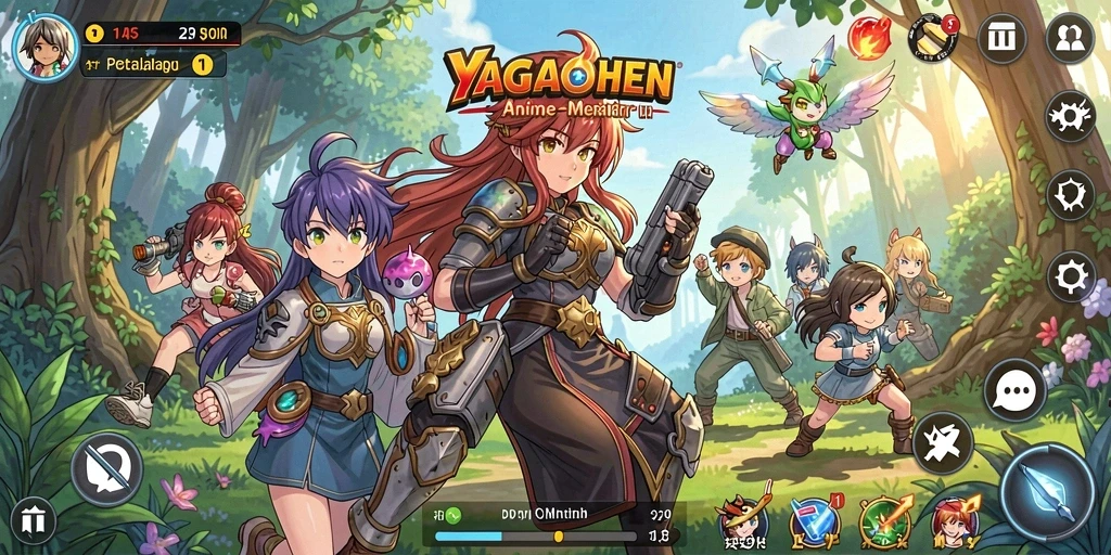 Tampilan gameplay YAGAOHEN yang memikat dan penuh aksi.